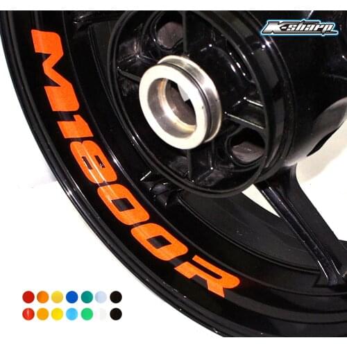 Motorcycle wheel logo sticker decal reflective moto rim tire accessories decorative sticker for SUZUKI M1800R m 1800r m1800r
