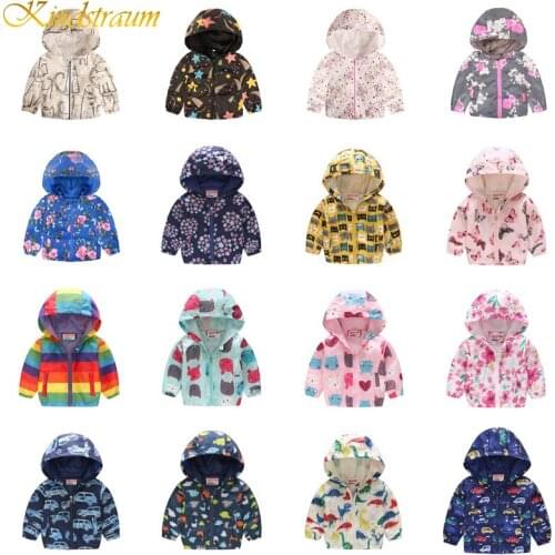 2019 Autumn Childrens Jacket For Boys/Girls Kids Outerwear Windbreaker For Boy/Girl Baby Clothes Kids Waterproof Hoodies DC138
