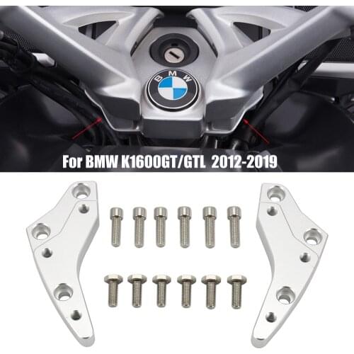 Motorcycle Aluminum Alloy Handlebar Risers 18mm Height up Adapters For BMW K1600GT K1600GTL K1600 K 1600 GT L 1600GT GTL 12-2019