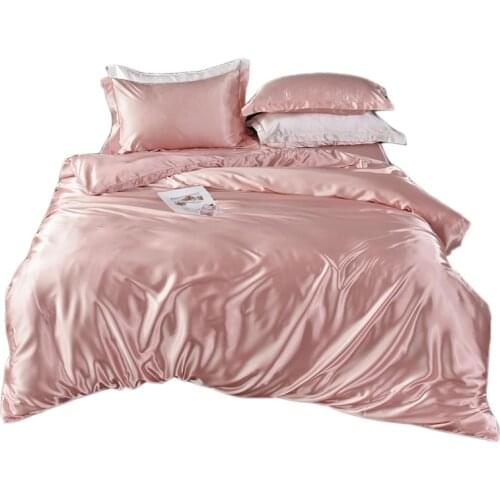 Pink Bedding set Purple Blue Green quilt duvet cover sets bed sheet sheets bed in a bag King Queen size Full twin Customize 4PCS