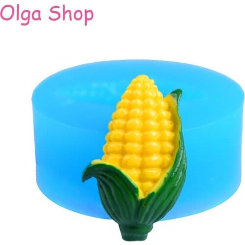 VYL002 Vegetable Mold Corn Mold Miniature Food Kawaii Deco Sweets Polymer Clay Mold Jewelry Charm Cabochon Resin Mold