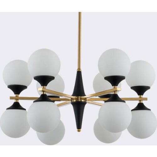 Nordic modern minimalist living room lamp industrial style creative personality magic bean chandelier