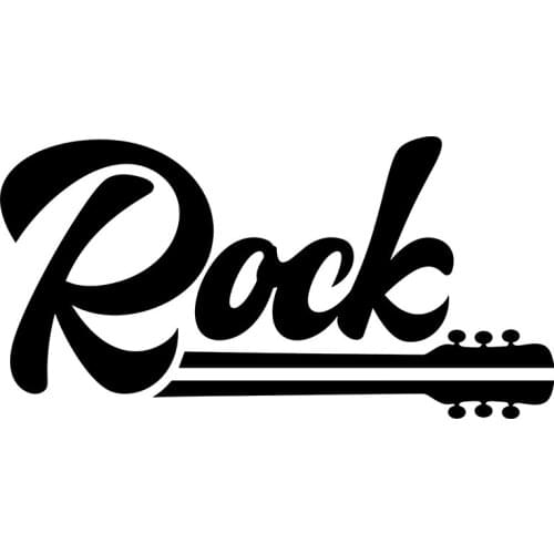 Small Town Rock And Guitar Creativity Word Vinyl Motorcycle Car Stickers Decal Anime Cute Car Accessories Decoration