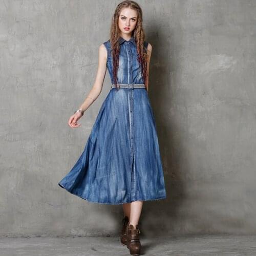 SWEETALE Denim Summer Dresses