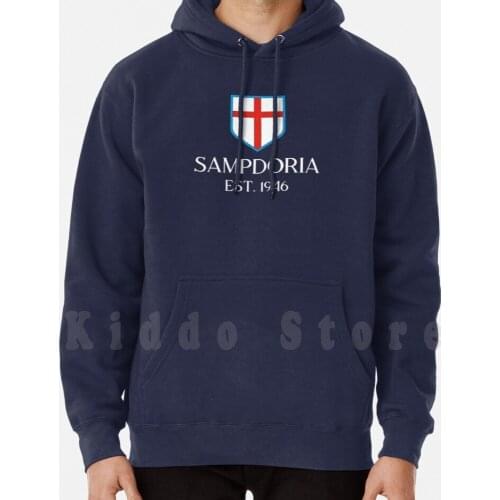 Sampdoria Hoodie Long Sleeve Sampdoria Uc Sampdoria Unione Calcio Sampdoria La Samp Il Doria Genoa Italia Italy