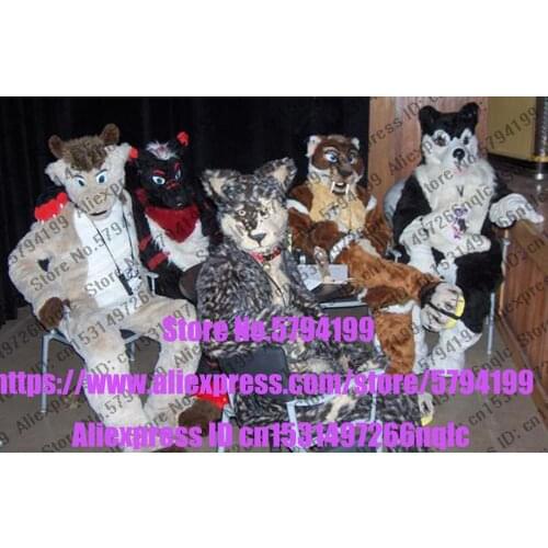 Customized Available REAL PHOTO dx0139 head CAT full sets husky dog Suit fursuit Costume fox Party Carnival Gift