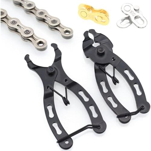 Cycling Chain Quick Link Tool Mini Bike Chain Clamp Chain Link Magic Buckle Pliers Bike Tool Removal Quick Repair Bicycle Tools