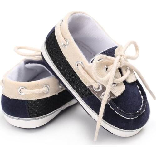0-18 Months Spring Newborn Baby Boy Girls Casual Shoes First Walker Lace-Up T-Tied toddler Shoes Non-Slip Soft Bottom Warm Shoes