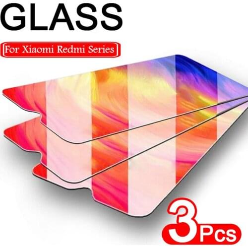 1-3PCS protective glass Tempered Screen Glass for Xiaomi Redmi Note 8 Pro 8t 8 6 Pro 10X 5G Tempered safety film Glass
