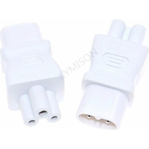IEC 320 C5 to C8 AC Adapter IEC 3Pole Female to 2Pole Figure 8 Male Power Adapter C5-C8