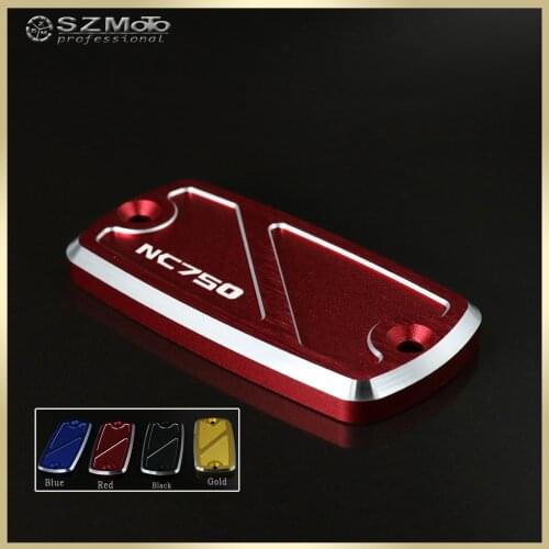 For HONDA NC750S NC750X NC750 2014-2017 Motorcycle Accessories Front Brake Clutch Cylinder Fluid Reservoir Cover Cap With Logo