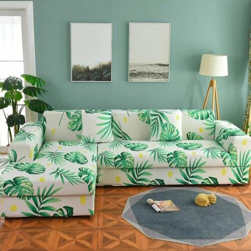 Nordic Sofa Cover Cotton Set Couch Cover Elastic Sofa Cover for Living Room Order 2pieces to fit for L-shape Chaise Longue Sofa