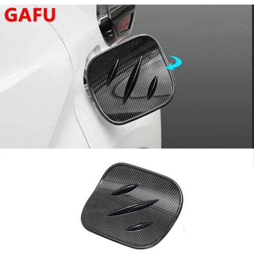 For Toyota C-HR CHR Accessories Carbon Fiber Exterior Oil Fuel Tank Cap Cover Trim 2017 2018 2019 2020 2021 Car styling