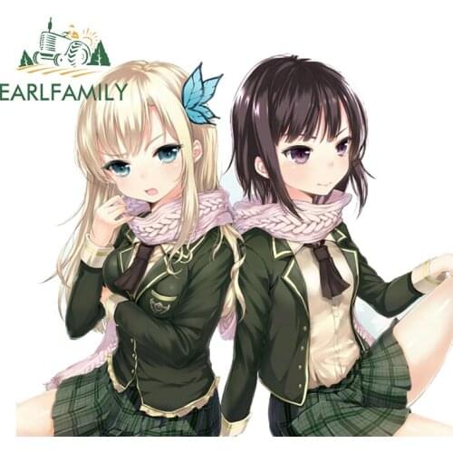 EARLFAMILY 13cm x 13cm for Citrus Car Assessoires Stickers Camper Vinyl Decal Waterproof Sunscreen Windshield Laptop Decoration