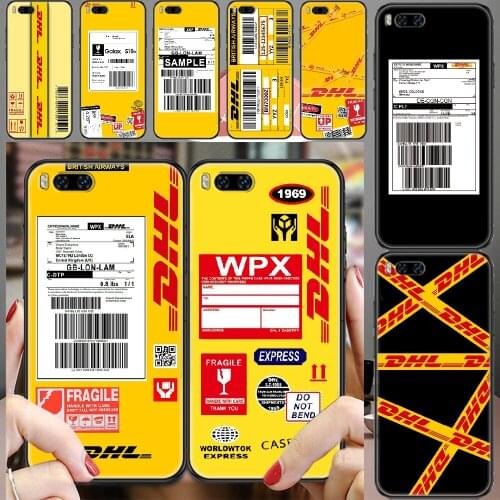 Dhl Express delivery Tape Phone case For Xiaomi Mi Max Note 3 A2 A3 8 9 9T 10 Lite Pro Ultra black painting hoesjes trend Etui
