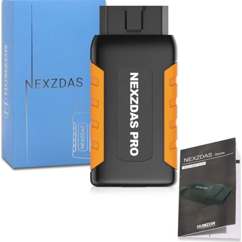 Humzor NexzDAS Pro Full-system Bluetooth Auto Diagnostic Tool OBD2 Scanner with Special Functions Support IOS and android