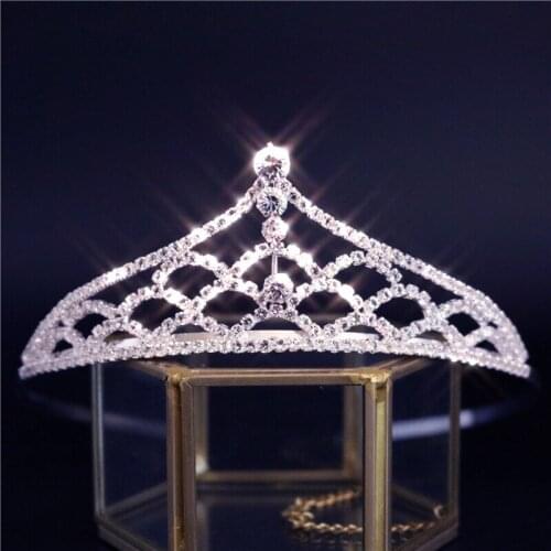Exquisite Princess Crystal Tiaras and Crowns Headband Girls Love Bridal Prom Crown Wedding Party Accessiories Women HairJewelry
