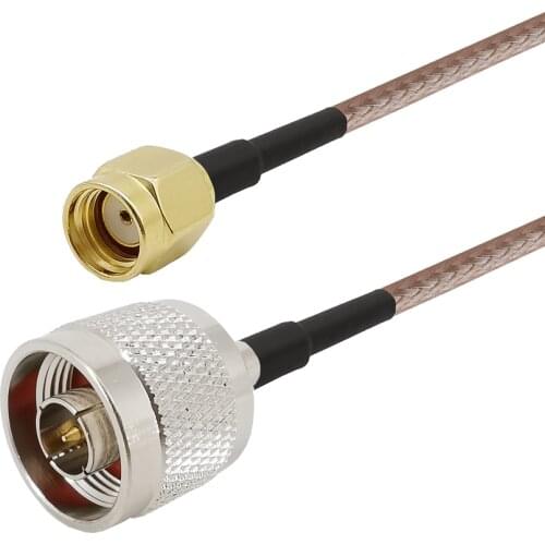 N Type Male to RP-SMA Male Connector RF Cable RG316 Coaxial Pigtail Jumper Low Loss Cable For WIFI Antenna