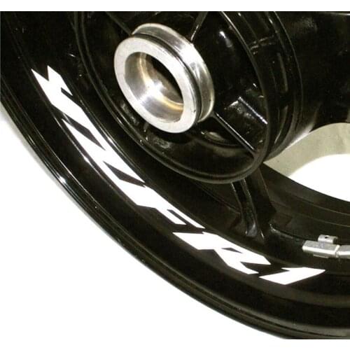 A set of 8pcs high quality Motorcycle Wheel Sticker Decal Reflective Rim Bike Motorcycle Suitable For yamaha YZF R1 YZFR1