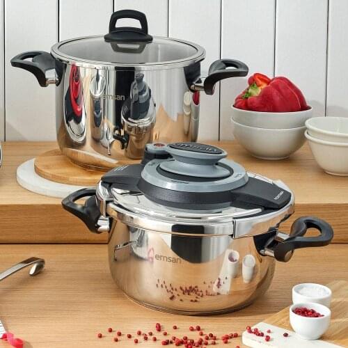 PRESSURE COOKER SET 4 LT AND 6 LT