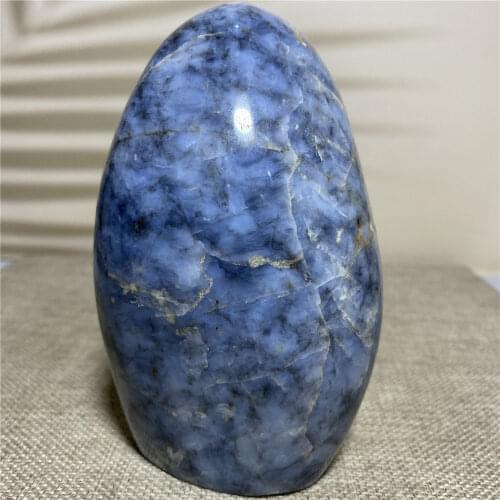 Natural Blue Opal Quartz Crystals Tower Specimen Stone Reiki Healing Point Wand Home Decoration