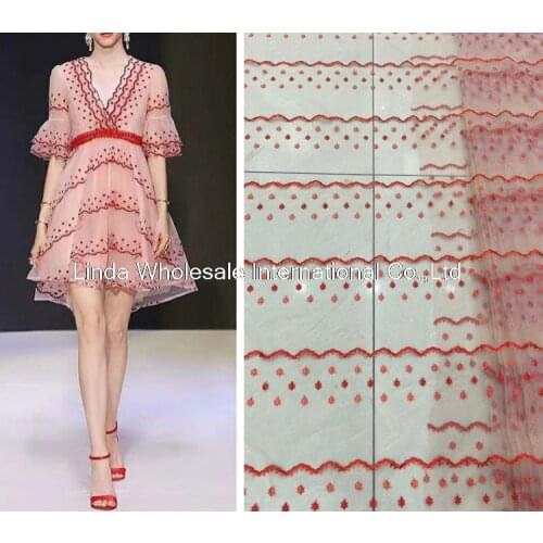 New net yarn embroidery lace accessories, floral dress womens dress lace fabric,sewing cloth