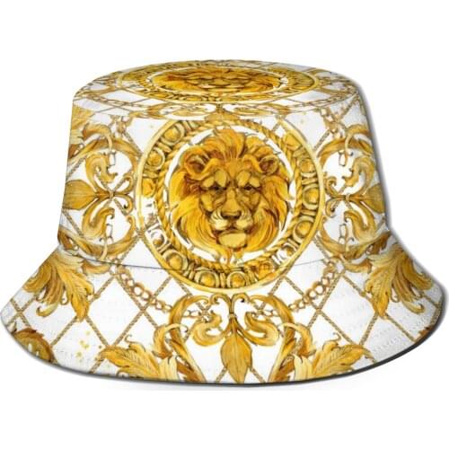 New Unisex Cotton Fisherman Hats Women Summer Sunscreen Flower Tiger Prints Hat Men Sunbonnet Fedoras Outdoor Hat Beach Cap