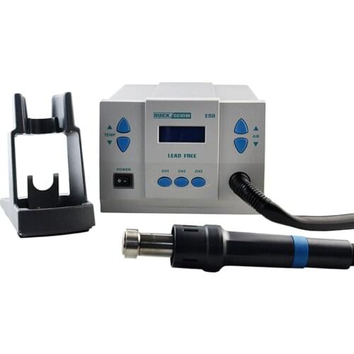 Original QUICK 861DW Hot Air Gun 220 / 110V Lead-Free Hot Air Soldering Station Microcomputer Temperature Rework Station