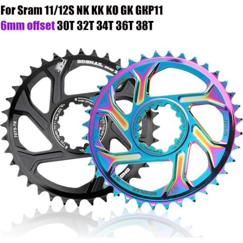 GXP Bicycle Chainring 30T 32T 34T 36T 38T MTB Mountain Bike Chainwheel Plate For Sram 11/12S NX XX XO GX GXP11 Single Disc Tray