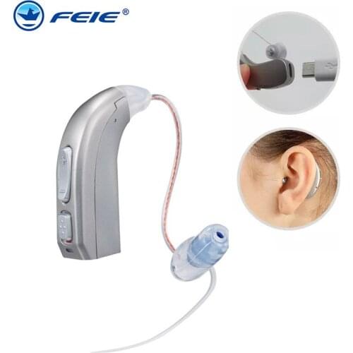 Rechargeable Hearing Aids Noise Reduction Headset for Deaf Digital Hearing Care Clear Hear Sound Amplifer Drop Shipping MY-33