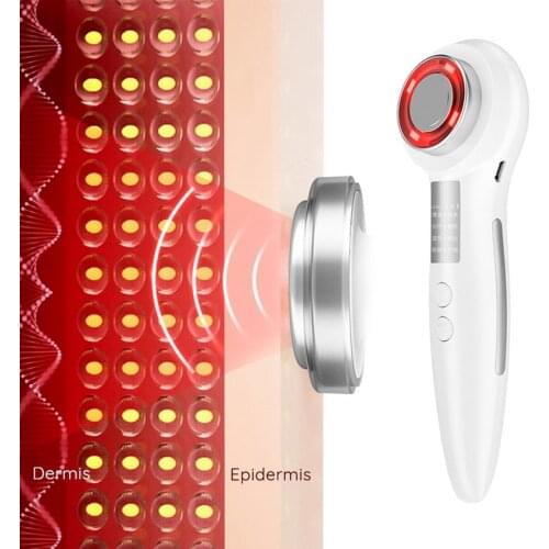 RF EMS Facial Beauty Machine Led Red Light Therapy Machine Cleansing Tool Face Eye Skin Lifting Skin Care Tools Dropshipping
