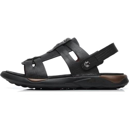 Sandales sandalia 39 summer hombre homens man couro shoe genuine sandalias homme big mountain breathable em para masculino for