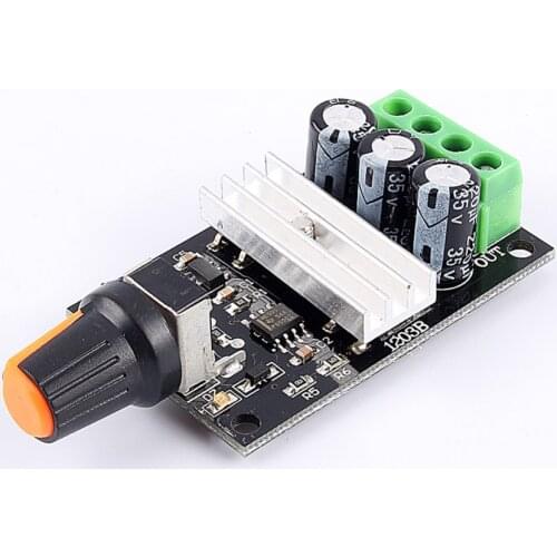 PWM Motor Speed Controller Adjustable Speed Regulator Potentiometer Switch Governor DC 6V-28V 3A