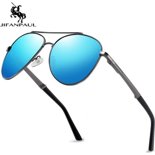 JIFANPAUL New luxury brand design polarized square sunglasses mens classic mens fashion outdoor driving sunglasses for women
