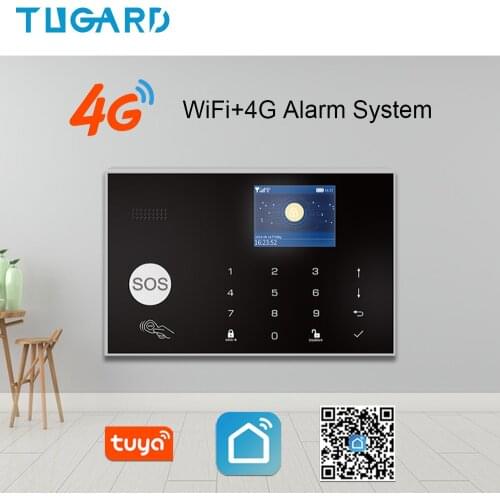 Tuya 433MHz Wireless WIFI 4G&3G Home Security Alarm System 11 Languages Burglar Alarm Host APP Remote Control For Android&IOS