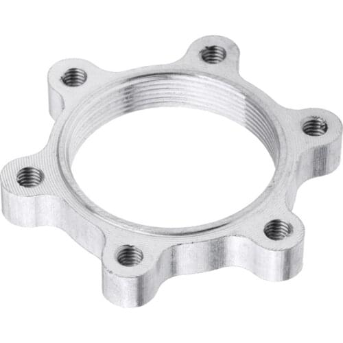 Universal Cycling Freewheel Bike Flange Adapter 6 Bolt Threaded Hubs Disk Disc Brake Rotor (48mm)