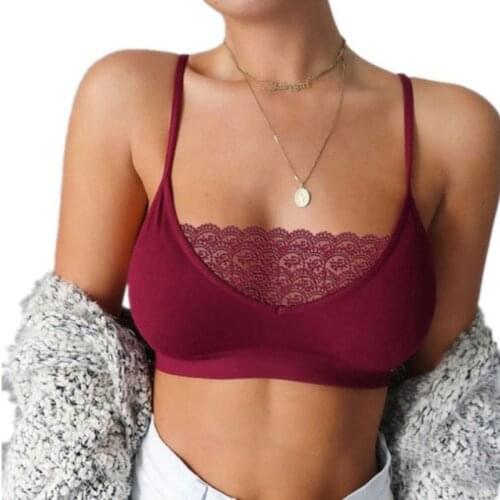 Women Full Cup Thin Bra Lace Wrap Top Bandeau Slim Sexy Solid Tanks Underwear Lady Girl Sexy Wrap Bodysuit 2021