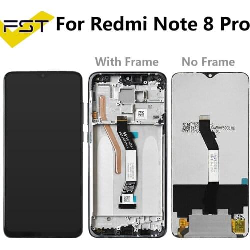 6.53''For XiaoMi Redmi Note 8 Pro Note8 Pro M1906G7I 2015105 LCD Display+Touch Screen Assembly Repair Parts+Tools