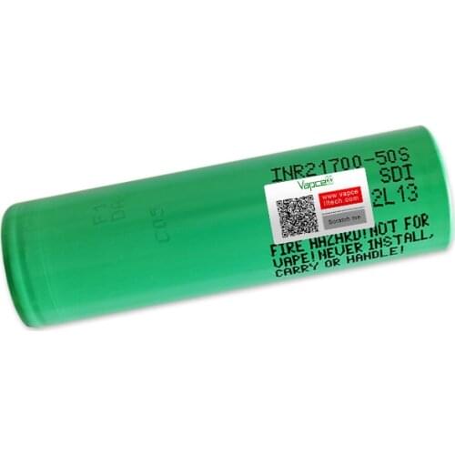 100% Original Li Ion Battery INR 21700 5000mah 25A/45A 50S 3.7V Rechargeable Cell High Capacity Batteries For Flashlight Tools