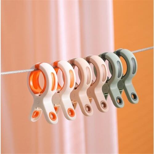 2/3/5pcs Plastic Clips Clothes Pins Pegs Holders Clothing Quilt Clamps Sealing Clip Household Clothespin Clips For Hangers