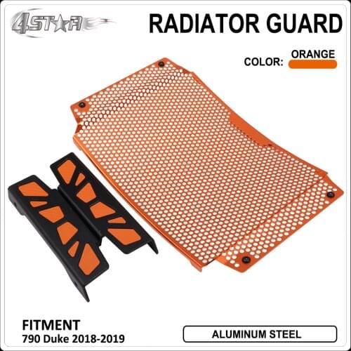 Motorbike CNC Aluminum Steel Accessories Radiator Grille Guard Cover Protector For KTM Duke 790 2018 2019