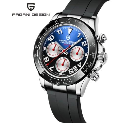 Pagani Design 2021 New Fashion Men‘s Watch Stainless Steel Top Brand Luxury Sports Chronograph Quartz Watch Men 100M Waterproof