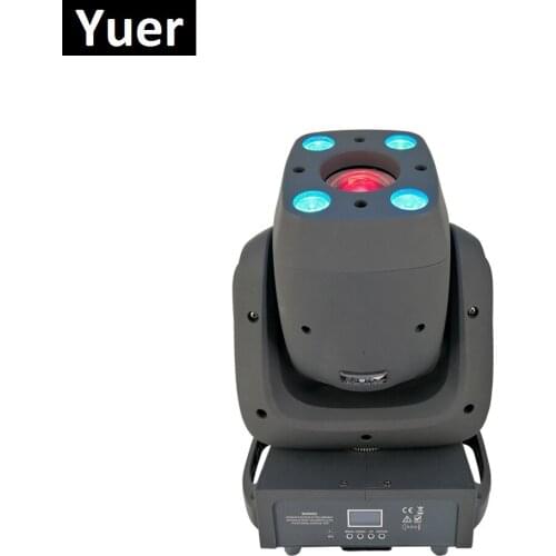 Moving Head LED Spot Wash Stage Light 120W Spot And 4X10W RGBW 4IN1 LED Moving Head Wash Light DMX Lighting Console Dj Lights