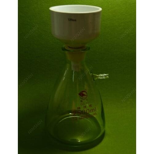 2500ml filter funnel kit,bucher funnel filteration bottle and filteration ring,lab glassware