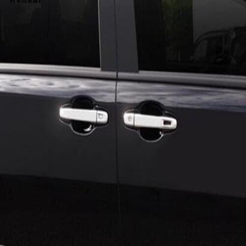 For Toyota Noah 2014 2015 2016 2017 2018 ABS Chrome Side Door Handle Bowl Cover Trim Decoration Stickers Exterior Accessories