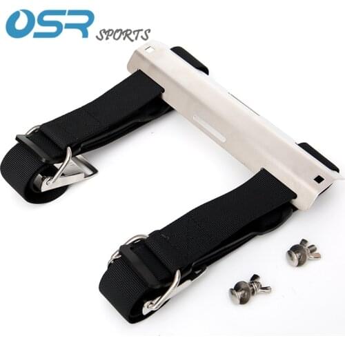Scuba diving assembly of single tank adaptor 2pcs of tank strap 2 sets of bolts BCD attachment