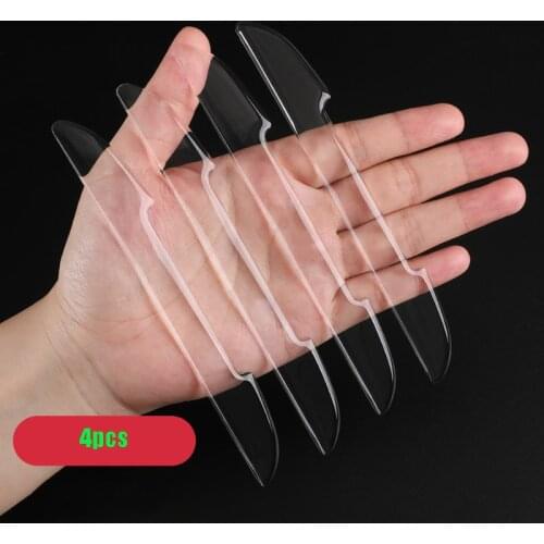 Door Edge Guard Anti Scratch Protector General Motors Door Bumper Edge Guard Rear View Mirror Anti-Collision Protector 4 Pieces