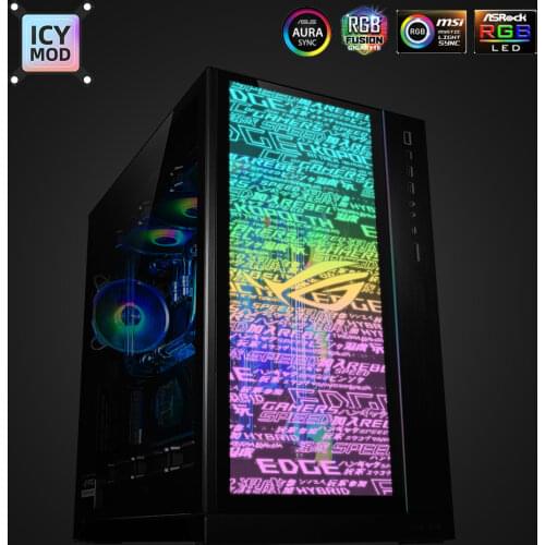 PC Case Transperant Lighting Panel LIANLI O11 Dynamic Front Plate DIY ARGB Acrylic Cabinet MOD GPU Shroud Customize AURA SYNC