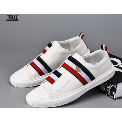 Tail single leather mens shoes broken size tail goods sports shoes original single special offer pick up small white cattle A16