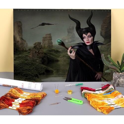 Woman Girl Pre-Printed 11CT Cross-Stitch Set DIY Embroidery DMC Threads Knitting Craft Sewing Handmade Sales For Different